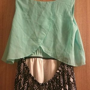Rue21 Dresses - Rue 21 Mint High-Low print dress Rue21 Dresses - Rue 21 Mint High-Low print dress